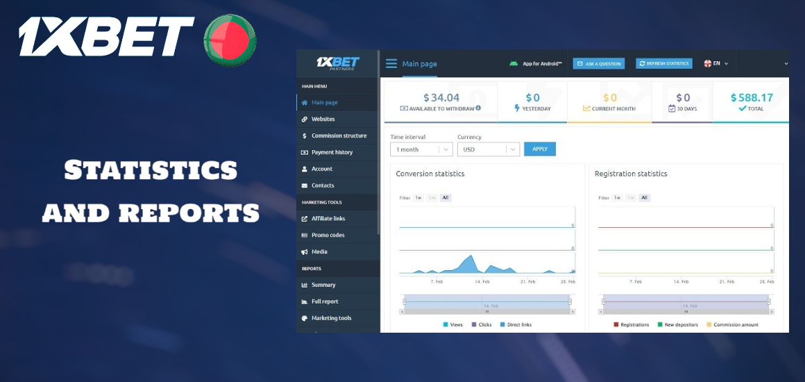 Statistics and reports